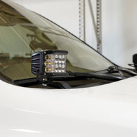 2003-2009 TOYOTA 4RUNNER LOW PROFILE DITCH LIGHT BRACKETS KIT BY CALI RAISED LED