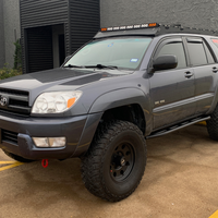 2003-2009 TOYOTA 4RUNNER TRAIL EDITION BOLT ON ROCK SLIDERS BY CALI RAISED LED