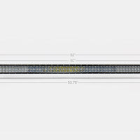 52" Dual Row 5D Optic OSRAM LED Bar BY CALI RAISED LED