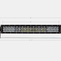 22" Dual Row 5D Optic OSRAM LED Bar BY CALI RAISED LED