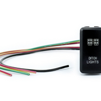 Toyota OEM "DITCH LIGHTS" Switch - Cali Raised LED