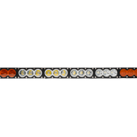 32.5" Amber/White Dual Function LED Bar BY CALI RAISED LED
