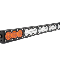 32.5" Amber/White Dual Function LED Bar BY CALI RAISED LED