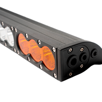 32.5" Amber/White Dual Function LED Bar BY CALI RAISED LED