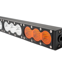 32.5" Amber/White Dual Function LED Bar BY CALI RAISED LED