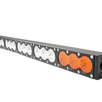 32.5" Amber/White Dual Function LED Bar BY CALI RAISED LED
