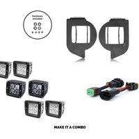 2014-2023 TOYOTA 4RUNNER LED FOG LIGHT POD REPLACEMENTS BRACKETS KIT BY CALI RAISED LED
