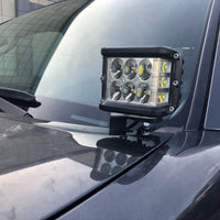 2016-2023 TOYOTA TACOMA LOW PROFILE DITCH LIGHT BRACKETS KIT BY CALI RAISED LED