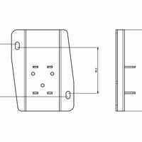 Universal Awning Brackets - by Front Runner