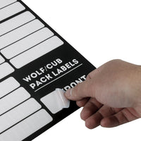 Wolf/Cub Pack Campsite Organizing Labels - by Front Runner