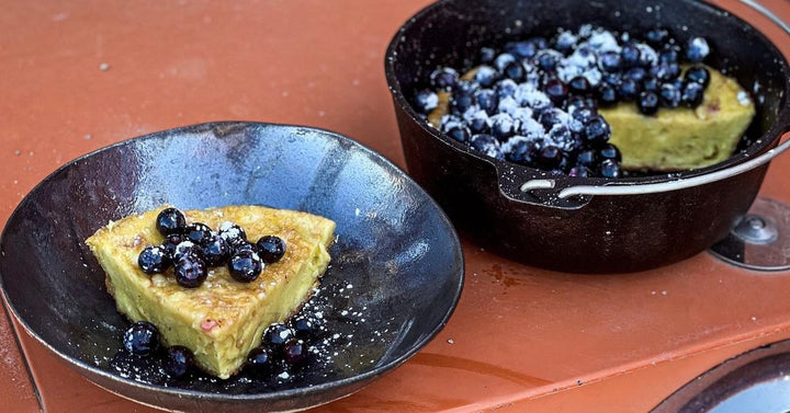 Deep Dish Blueberry Pancake