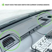 Charge Groove Mercedes Sprinter Console Cable Organizer