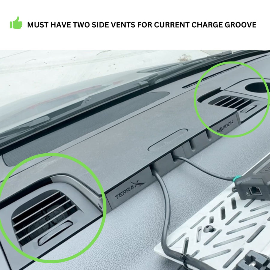 Charge Groove Mercedes Sprinter Console Cable Organizer