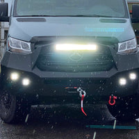 Mercedes Sprinter (2019+) Front Bumper With Bull Bar by Backwoods Adventure Mods