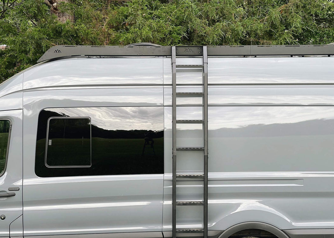 Ford Transit (2015+) DRIFTR Ladder by Backwoods Adventure Mods