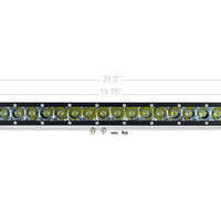 20" Slim Single Row LED Bar BY CALI RAISED LED