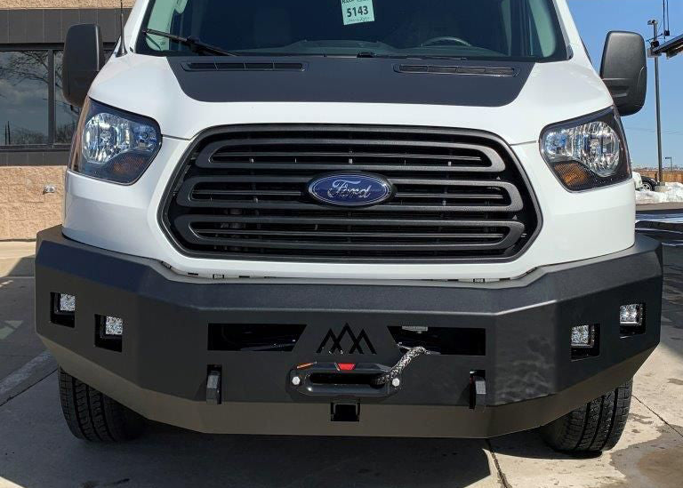 Ford Transit (2015-2019) Front Bumper [No Bull Bar] by Backwoods Adventure Mods