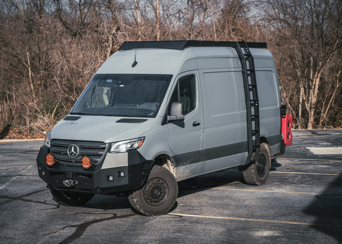 Mercedes Sprinter (2014+) DRIFTR Roof Rack by Backwoods Adventure Mods