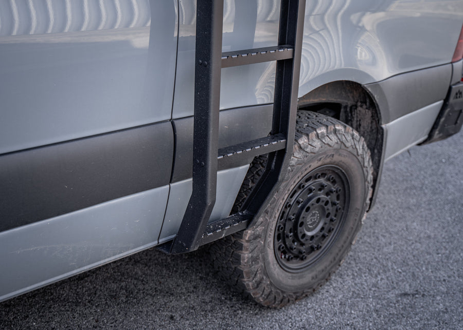 Mercedes Sprinter (2014+) DRIFTR Ladder by Backwoods Adventure Mods