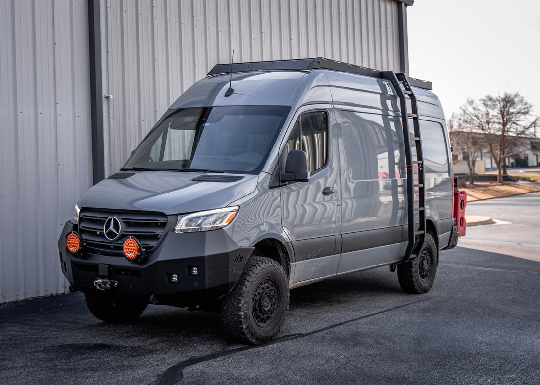 Mercedes Sprinter (2014+) DRIFTR Roof Rack by Backwoods Adventure Mods