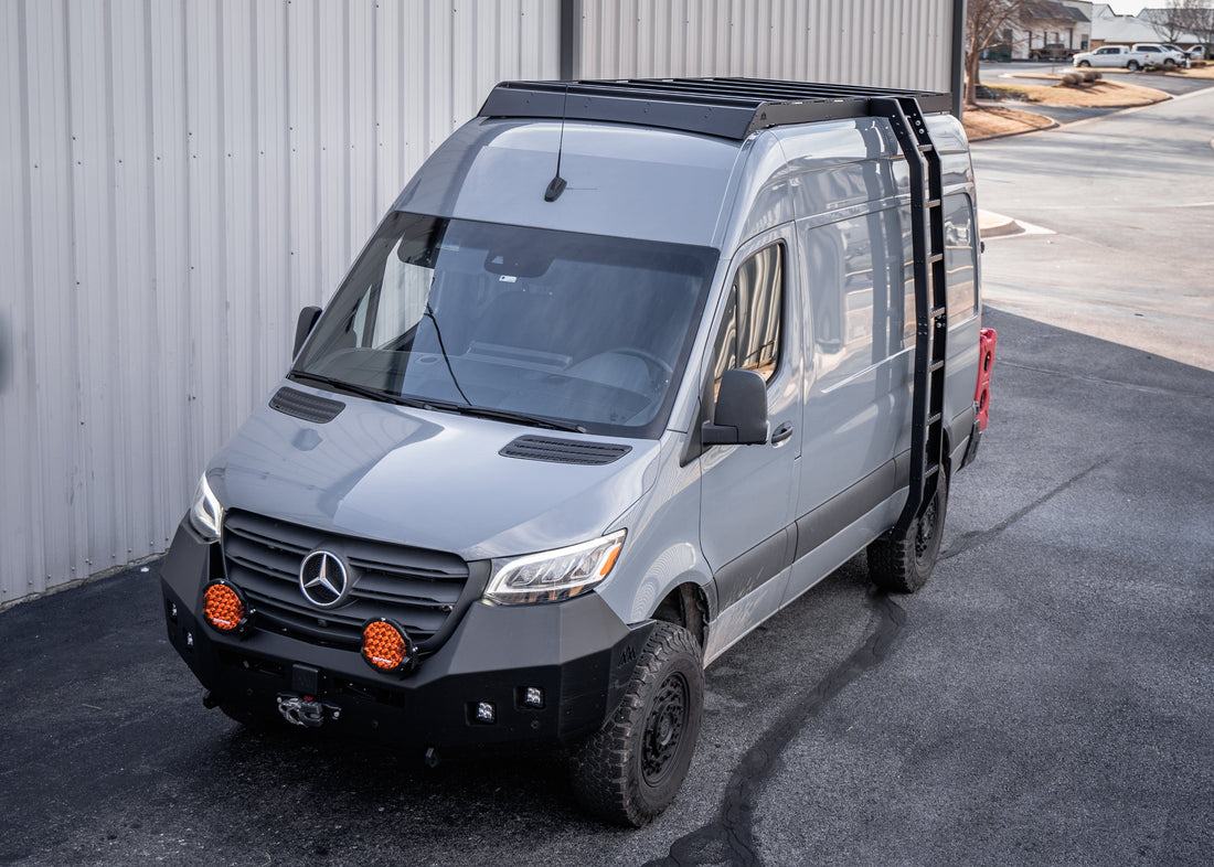 Mercedes Sprinter (2014+) DRIFTR Roof Rack by Backwoods Adventure Mods