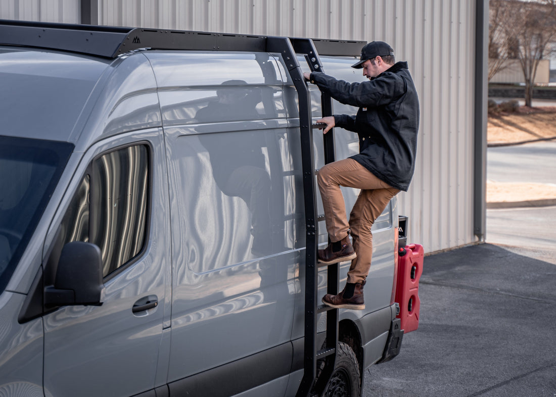 Mercedes Sprinter (2014+) DRIFTR Roof Rack by Backwoods Adventure Mods