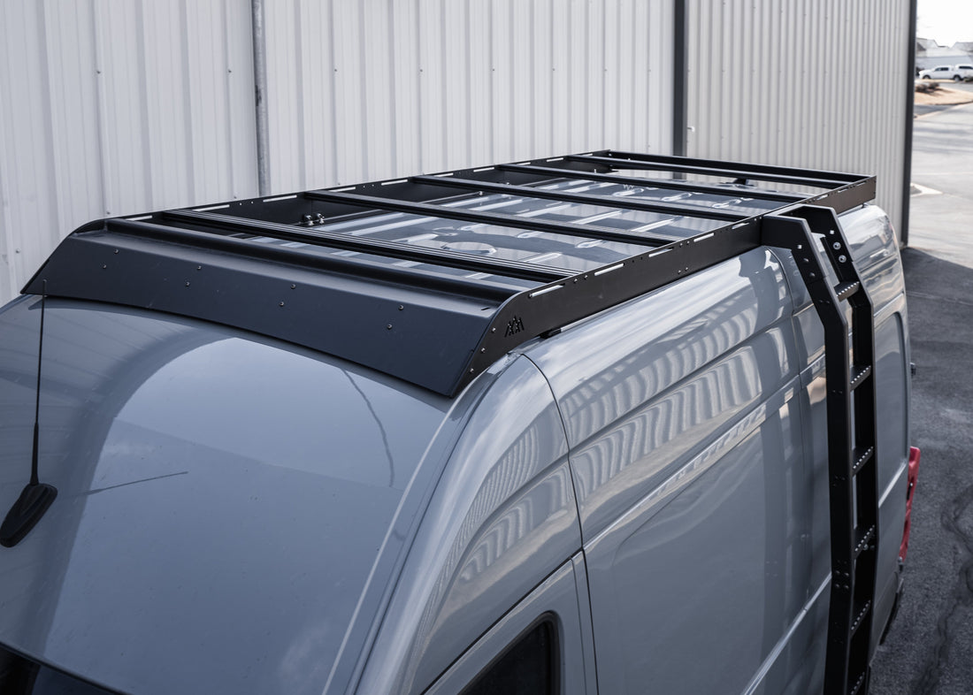Mercedes Sprinter (2014+) DRIFTR Roof Rack by Backwoods Adventure Mods