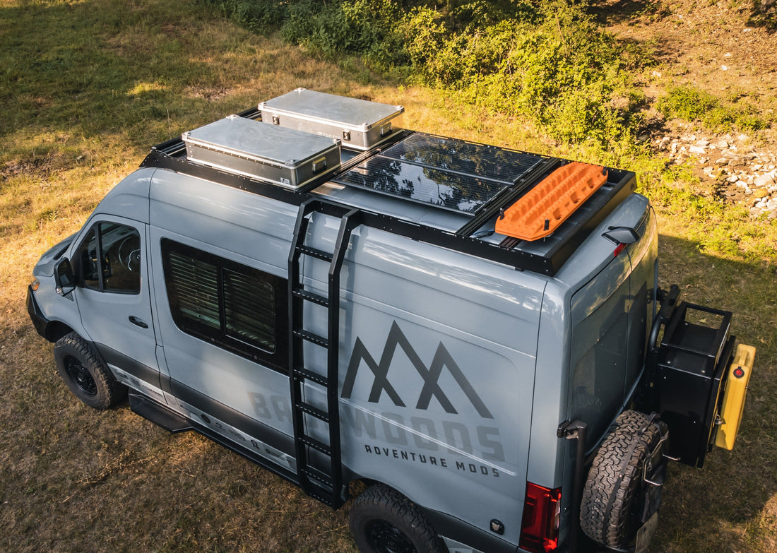 Mercedes Sprinter (2014+) DRIFTR Roof Rack by Backwoods Adventure Mods