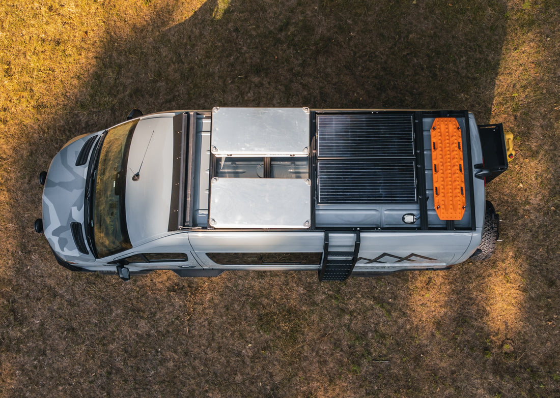 Mercedes Sprinter (2014+) DRIFTR Roof Rack by Backwoods Adventure Mods