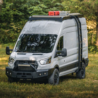 Ford Transit (2020+) Front Bumper [With Bull Bar] by Backwoods Adventure Mods