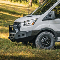Ford Transit (2020+) Front Bumper [With Bull Bar] by Backwoods Adventure Mods