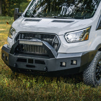 Ford Transit (2020+) Front Bumper [With Bull Bar] by Backwoods Adventure Mods