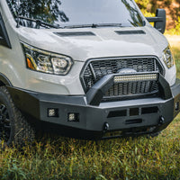 Ford Transit (2020+) Front Bumper [With Bull Bar] by Backwoods Adventure Mods