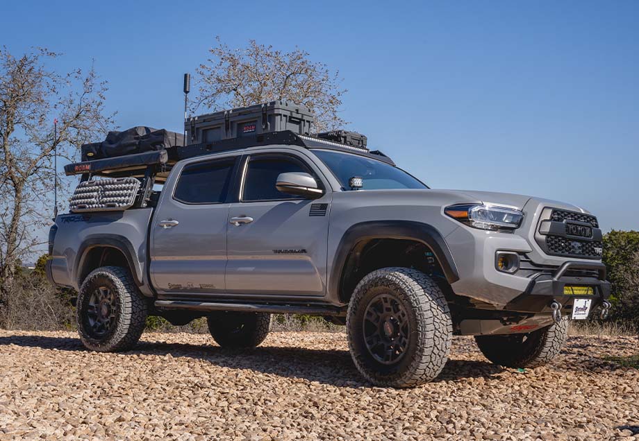 Toyota Tacoma with Overland Bed Rack
