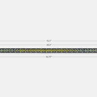 42" Slim Single Row LED Bar (Amber) BY CALI RAISED LED