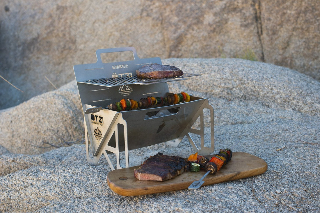 camping grill, overland cooking, van life