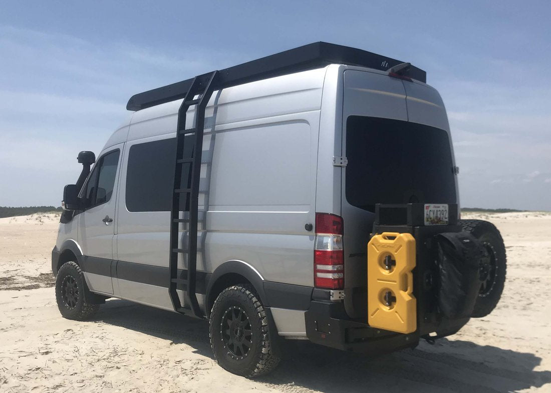 Mercedes Sprinter (2014+) Roof Rack - SLIM by Backwoods Adventure Mods