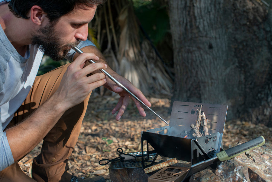 Otzi Stainless Steel Collapsible Pocket Bellows