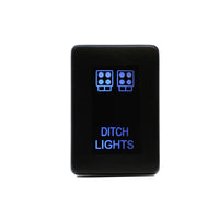 Small Style Toyota OEM Style "DITCH LIGHTS" Switch BY CALI RAISED LED