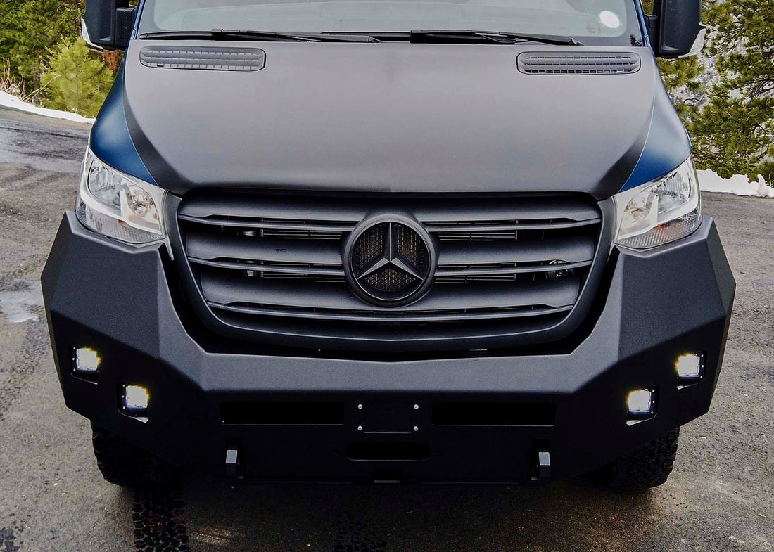 Mercedes Sprinter (2019+) Front Bumper Without Bull Bar by Backwoods Adventure Mods