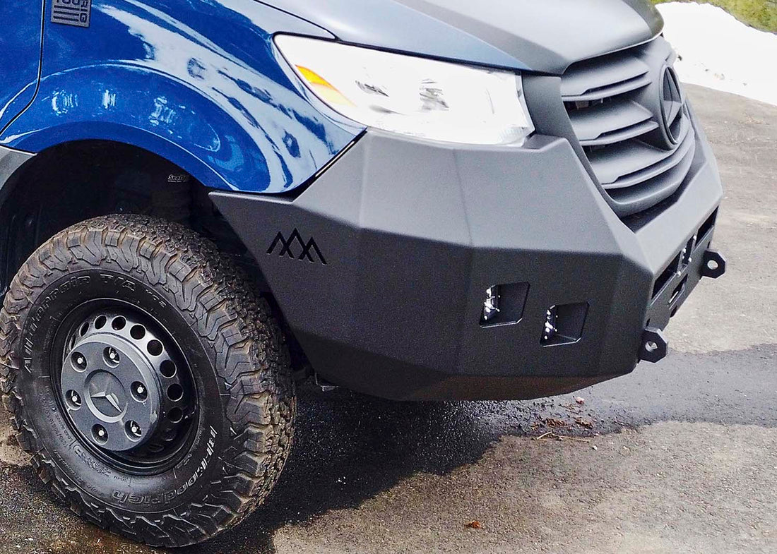 Mercedes Sprinter (2019+) Front Bumper Without Bull Bar by Backwoods Adventure Mods