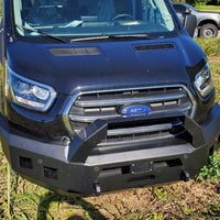 Ford Transit (2020+) Front Bumper [With Bull Bar] by Backwoods Adventure Mods