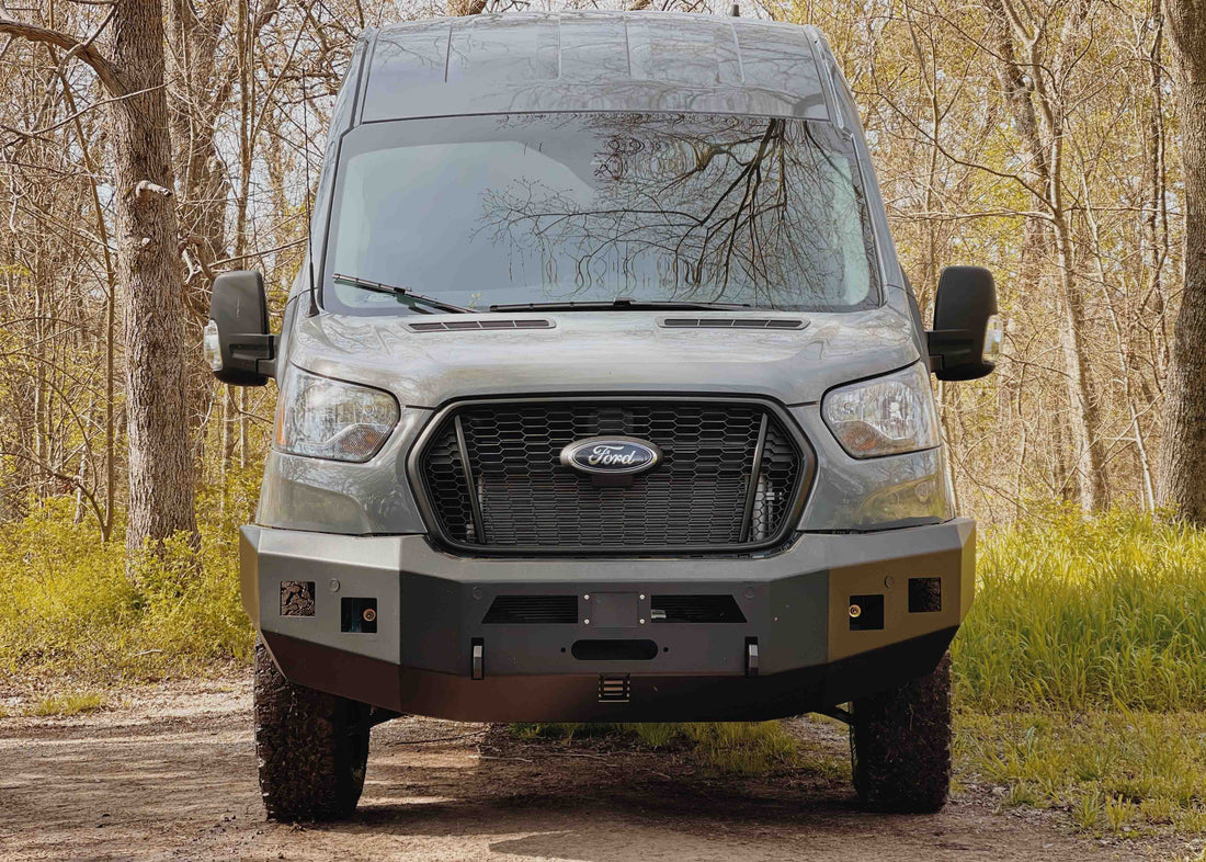 Ford Transit (2020+) Front Bumper [No Bull Bar] by Backwoods Adventure Mods