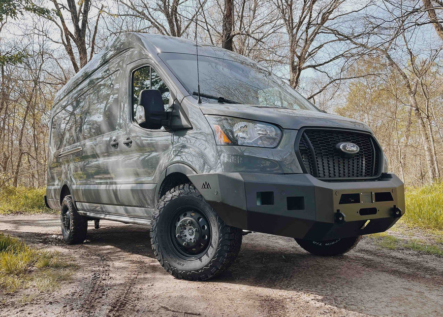 Ford Transit (2020+) Front Bumper [No Bull Bar] by Backwoods Adventure Mods