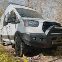 Ford Transit (2015-2019) Front Bumper [With Bull Bar] by Backwoods Adventure Mods