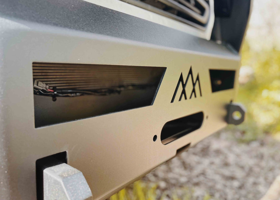 Ford Transit (2015-2019) Front Bumper [With Bull Bar] by Backwoods Adventure Mods