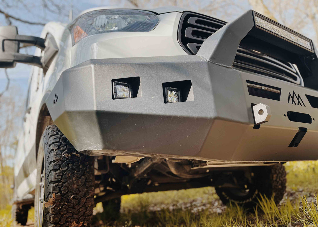 Ford Transit (2015-2019) Front Bumper [With Bull Bar] by Backwoods Adventure Mods