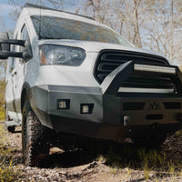 Ford Transit (2015-2019) Front Bumper [With Bull Bar] by Backwoods Adventure Mods