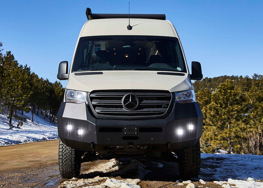 Mercedes Sprinter (2019+) Front Bumper Without Bull Bar by Backwoods Adventure Mods
