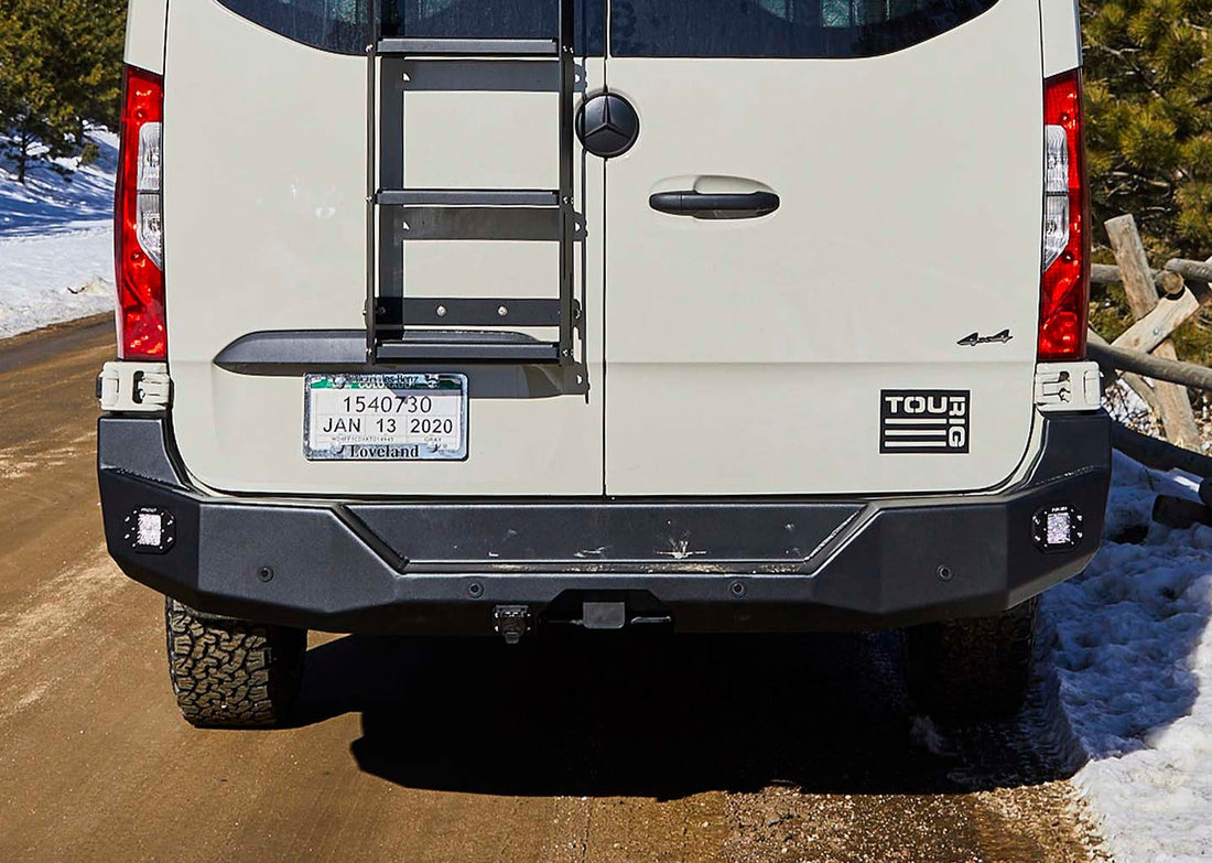 Mercedes Sprinter (2019+) Rear Bumper by Backwoods Adventure Mods